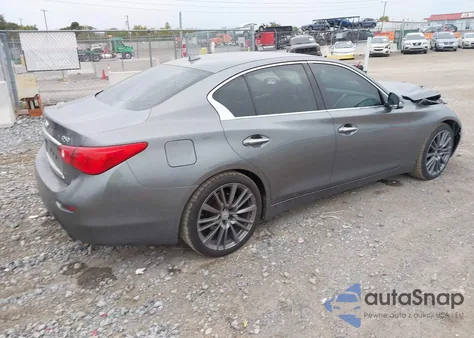2015 Infiniti Q50 Premium z USA, uszkodzony, nr VIN JN1BV7AP6FM336125